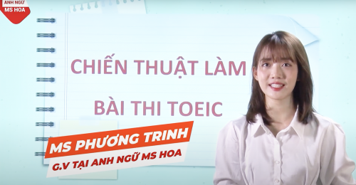 Chiến thuật làm bài TOEIC Part 1 hiệu quả