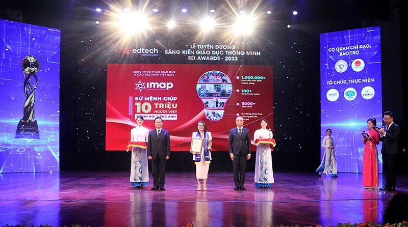 IMAP nhận giải thưởng Sáng kiến giáo dục thông minh - SEI Awards 2023