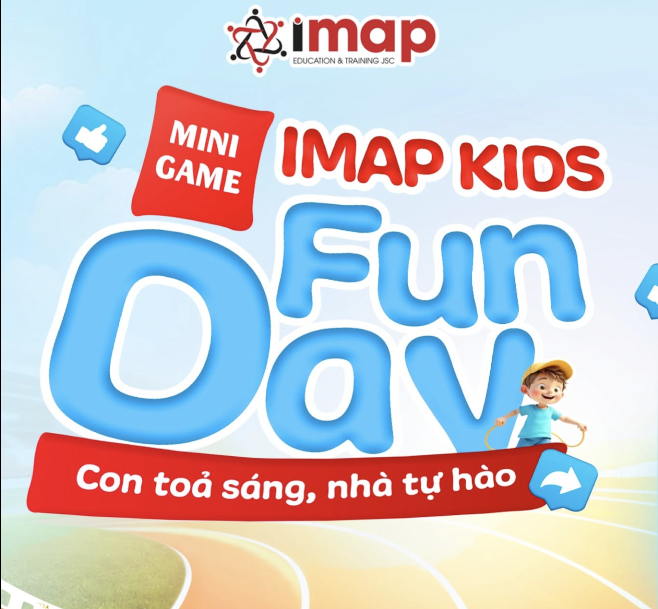 CUỘC THI IMAP KIDS FUN DAY 2026 – BA MẸ CÙNG CON TỎA SÁNG