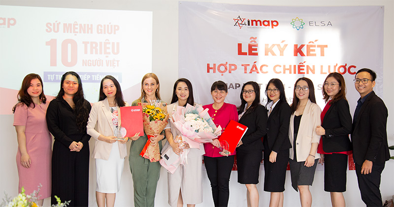 Hợp tác chiến lược IMAP Việt Nam - Elsa Speak Việt Nam