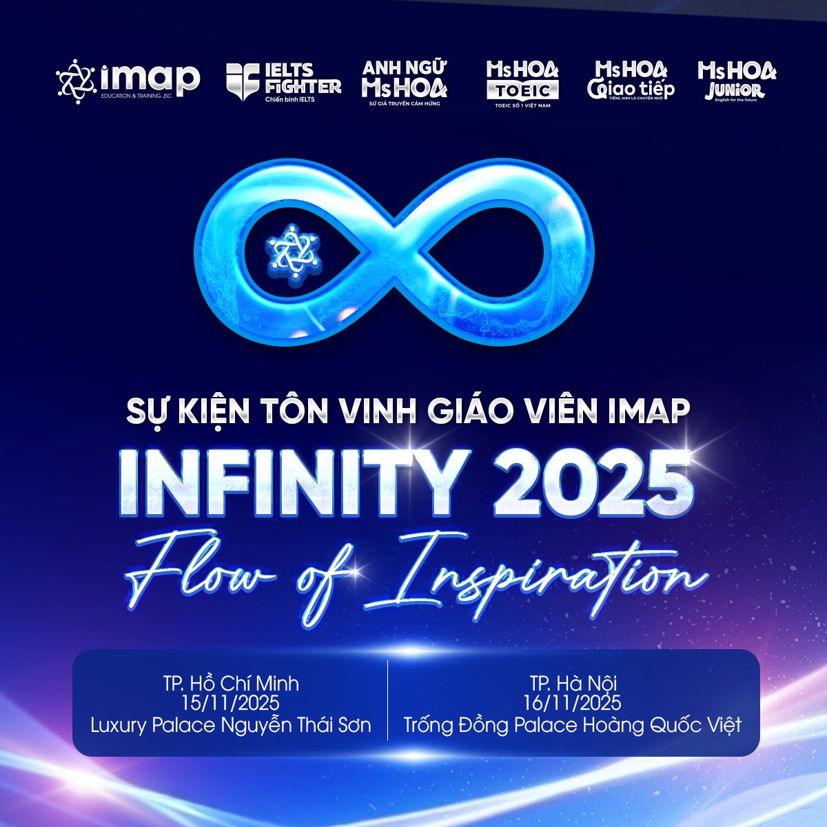 RỰC RỠ ĐÊM GALA TÔN VINH GIÁO VIÊN INFINITY 2025 – FLOW OF INSPIRATION