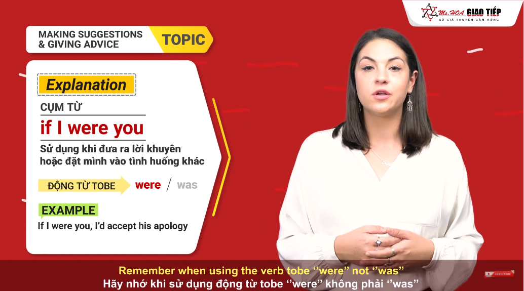 Cách đưa lời khuyên bằng tiếng Anh của người bản địa